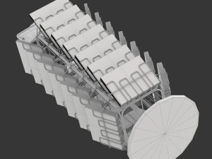 Magazine Carousel Rack - Model 04 3D Model