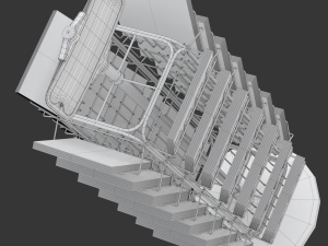Magazine Carousel Rack - Model 04 Modelo 3D