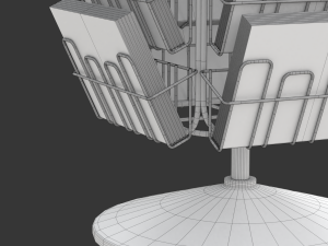 Magazine Carousel Rack - Model 04 Modelo 3D