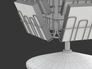Magazine Carousel Rack - Model 04 3D Model