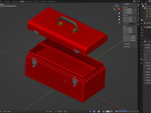Caixa de ferramentas Modelo 3D