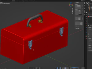 Caixa de ferramentas Modelo 3D