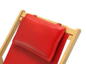 Cadeira de praia com mesa lateral Modelo 3D