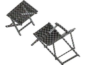Deck Chair with Side Table 3Dモデル