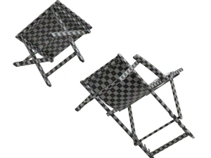 Cadeira de praia com mesa lateral Modelo 3D