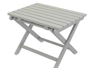Deck Chair with Side Table 3Dモデル