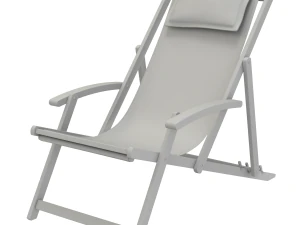 Cadeira de praia com mesa lateral Modelo 3D