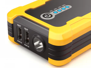 Modern Car Jump Starter Set 3D Model