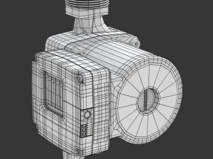 Heating Water Pump 3D Model