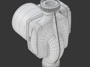 Heating Water Pump 3D Model