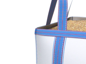 Torba zbiorcza na drewnianej palecie Model 3D