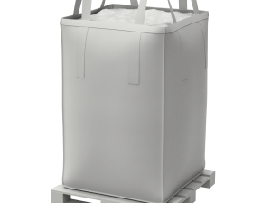 Bulk Bag on Wooden Pallet 3D मॉडल