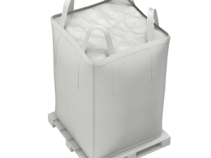 Bulk Bag on Wooden Pallet 3D मॉडल