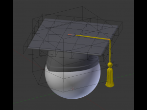 Graduation Cap 3D मॉडल