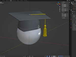 Graduation Cap 3D मॉडल