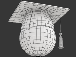Graduation Cap 3D मॉडल