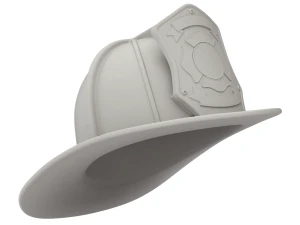 Firefighter Helmet 3D Model
