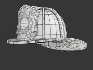 Firefighter Helmet Model 3D