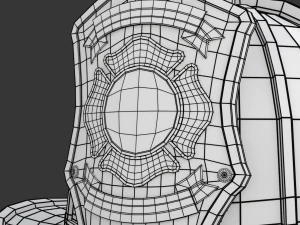 Firefighter Helmet 3D Model