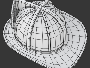 Firefighter Helmet Model 3D