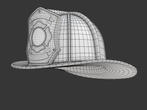 Firefighter Helmet Model 3D
