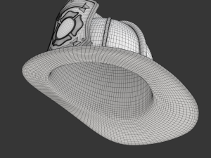 Firefighter Helmet Model 3D