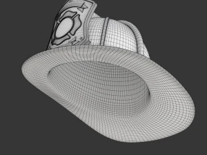 Firefighter Helmet 3D Model