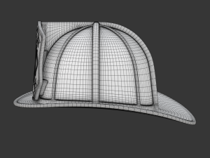 Firefighter Helmet Model 3D
