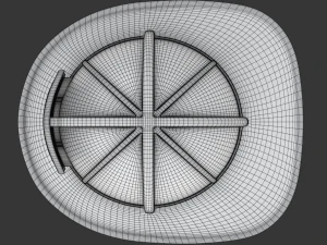Firefighter Helmet 3D Model