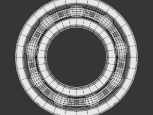 Radial Ball Bearing 3D Model