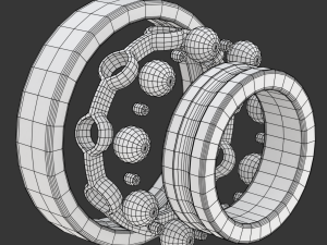 Radial Ball Bearing Modello 3D