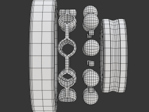 Radial Ball Bearing Modello 3D