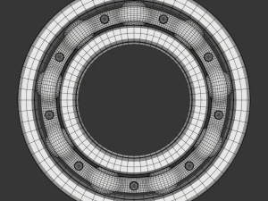 Radial Ball Bearing 3D Model