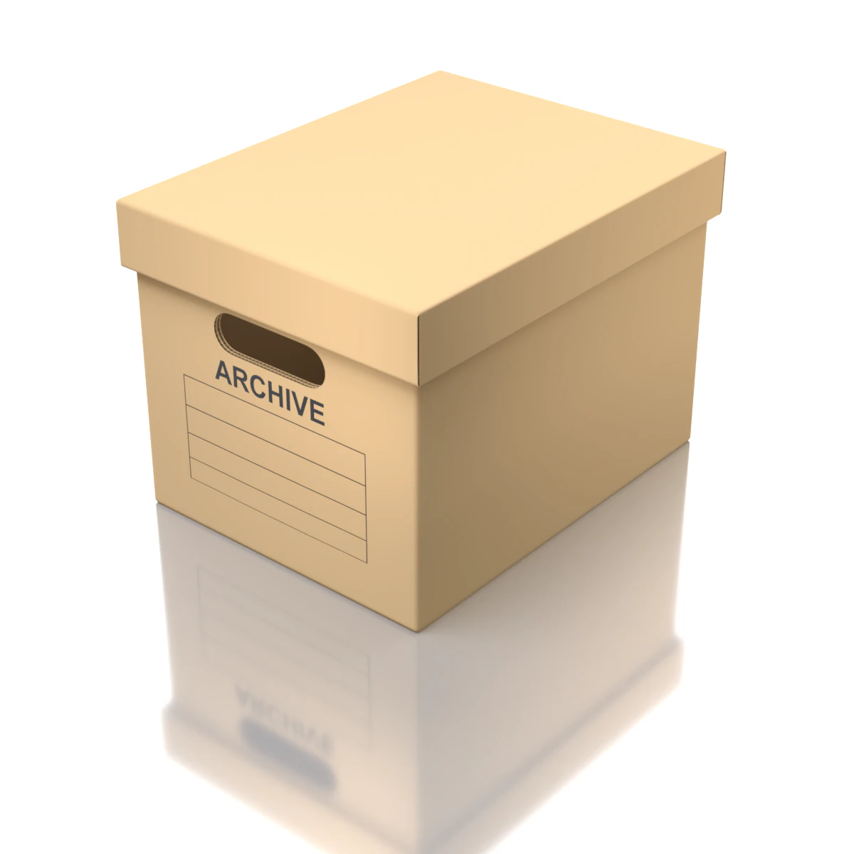 Storage Box 3D Model .c4d .max .obj .3ds .fbx .stl .blend 