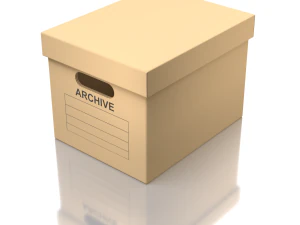 Scatola di immagazzinaggio Modello 3D