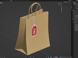 Shopping Bag 3D Model