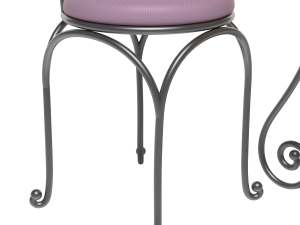 French Sidewalk Cafe Table with Chairs 3Dモデル