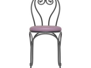 French Sidewalk Cafe Table with Chairs 3Dモデル