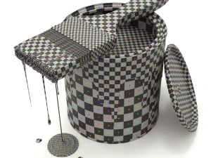 Paint Can and Brush 3D Model