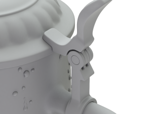 Beer Mug with Metal Cap 3D 모델
