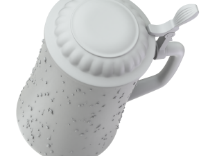 Beer Mug with Metal Cap 3D 모델