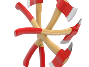 Firefighter Axe Model 3D