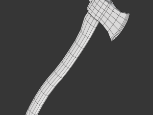 Firefighter Axe Model 3D
