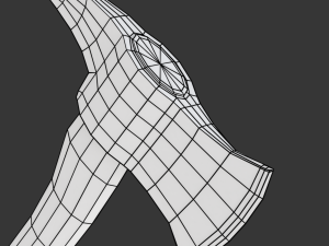 Firefighter Axe Model 3D