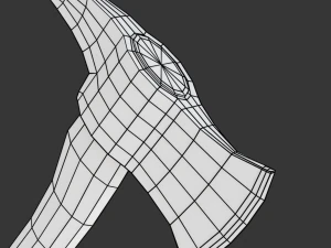 Топор пожарного 3D Модель