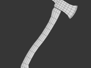 Firefighter Axe Model 3D