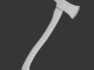 Firefighter Axe Model 3D