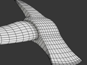 Топор пожарного 3D Модель