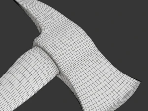 Топор пожарного 3D Модель