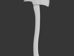 Firefighter Axe Model 3D